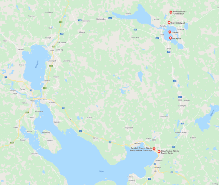 sweden Geographical Features rivers longest lakes