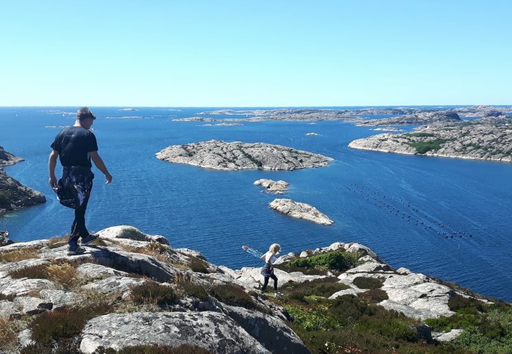 hiking mountain islands rock climbing sweden