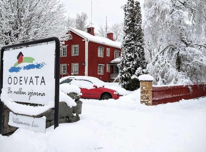 odevata countryside hotel winter sweden sustainable living