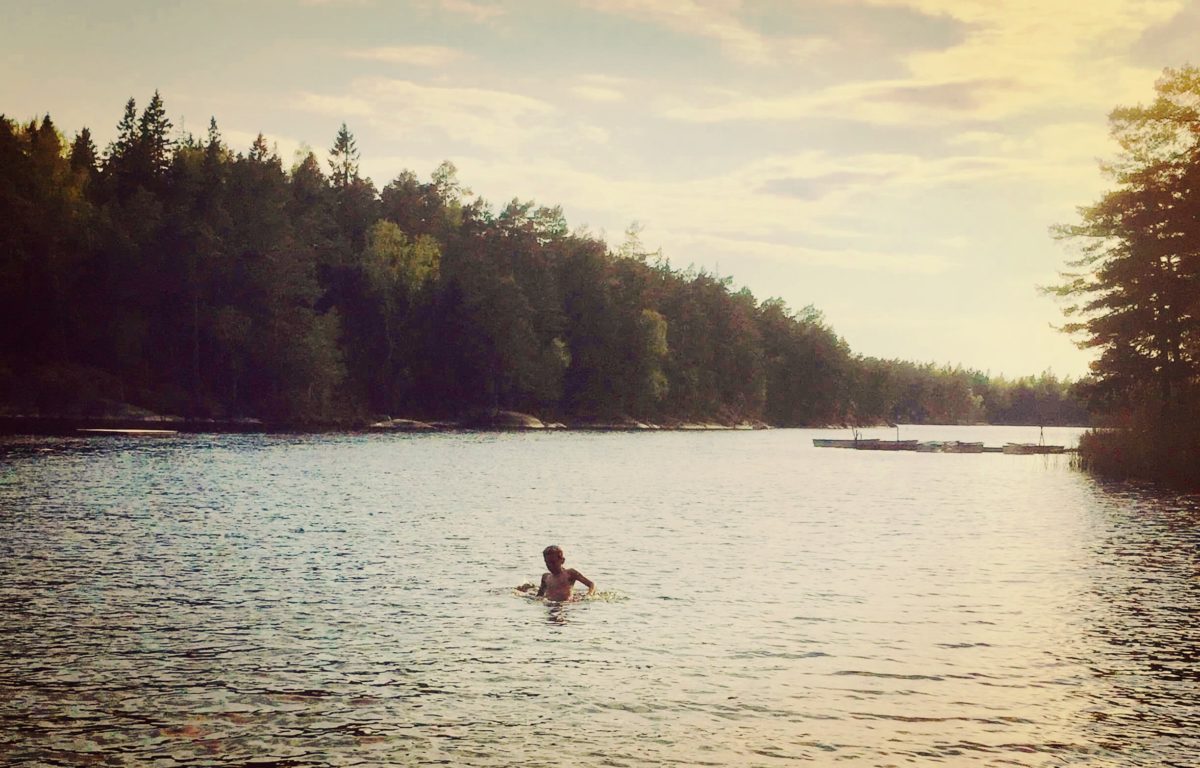 rivers sweden clear water swimming