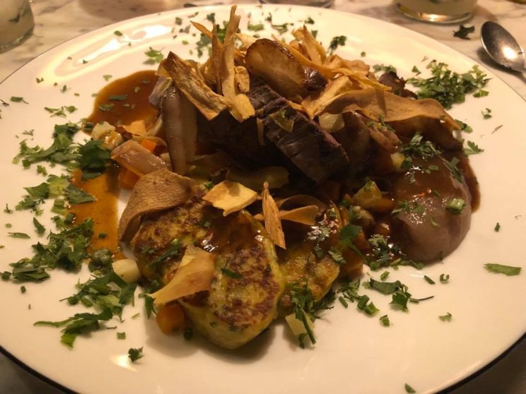 Swedish chanterelles potatoes meat dish